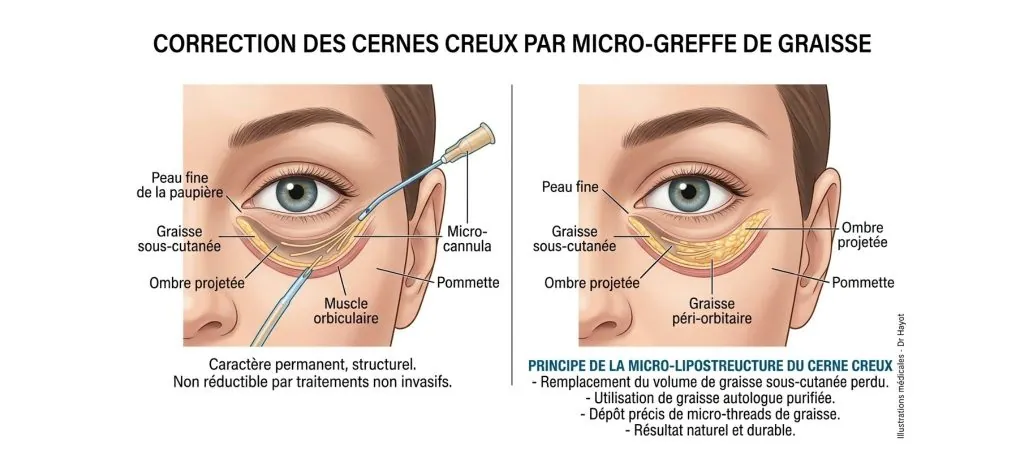 combien de temps dure lipofilling regard