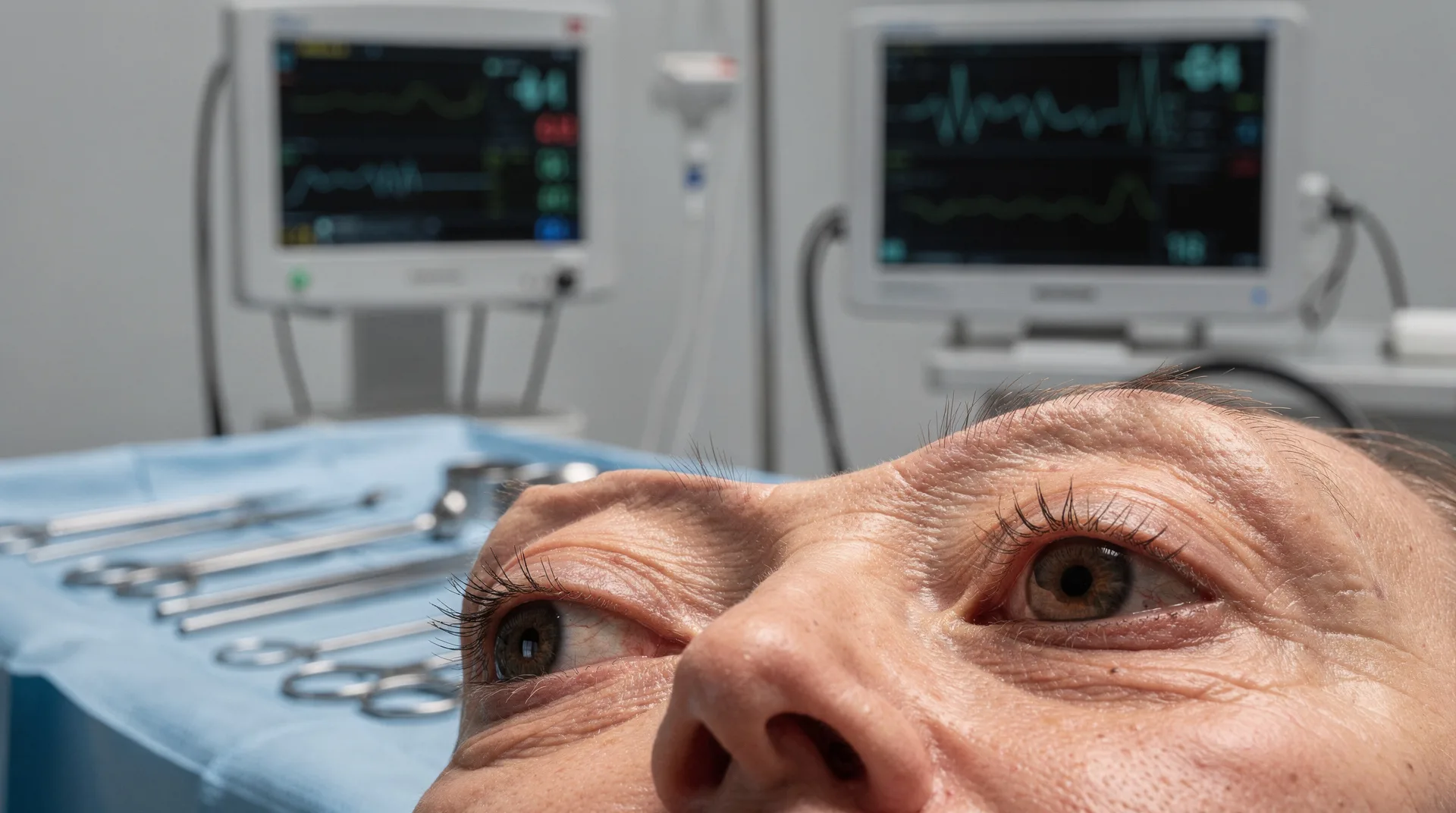 Recovery after blepharoplasty